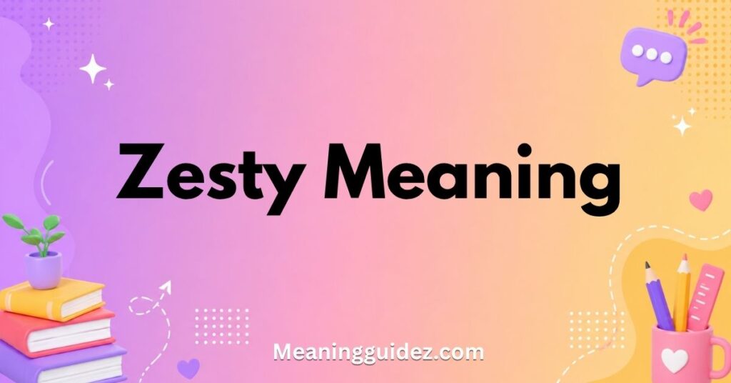 zesty meaning
