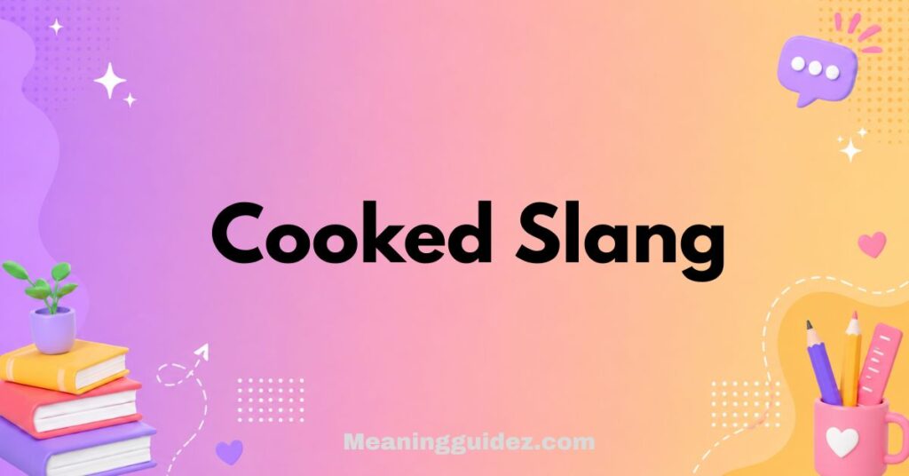 Cooked Slang