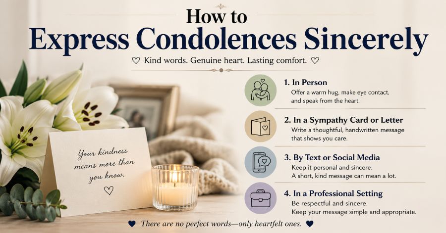 How to Express Condolences Sincerely