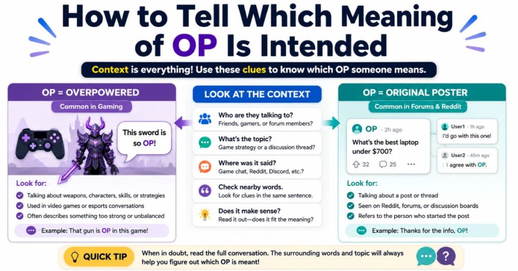 OP Meaning in Slang What Does OP Mean? 3 How to Tell Which Meaning of OP Is Intended