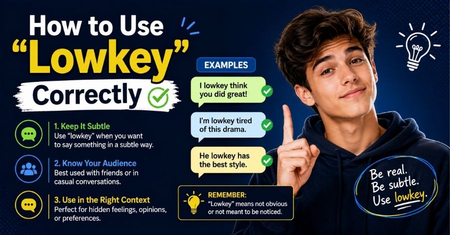 Lowkey Meaning Slang: 7 Best Examples in Texting 2 how to use lowkey correctly