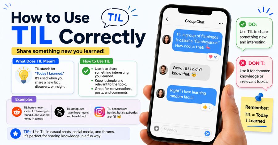 What Does TIL Mean in Text? Everything You Need to Know 3 How to Use TIL Correctly