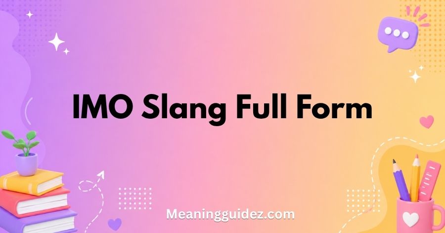 IMO Slang Full Form