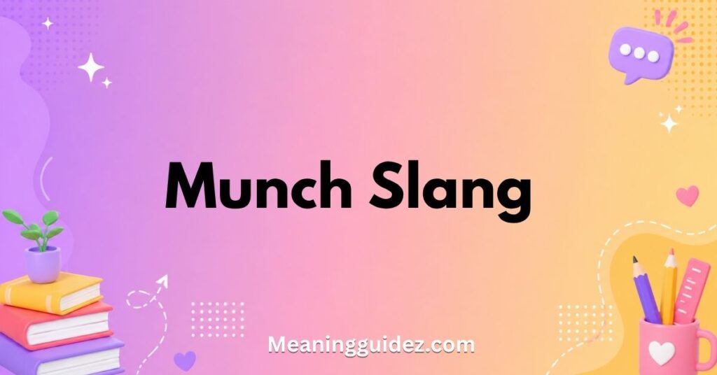 Munch Slang