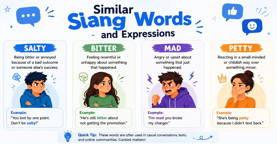 Don't Be Salty Meaning What It Really Means 4 Similar Slang Words and Expressions