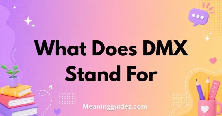What Does DMX Stand For