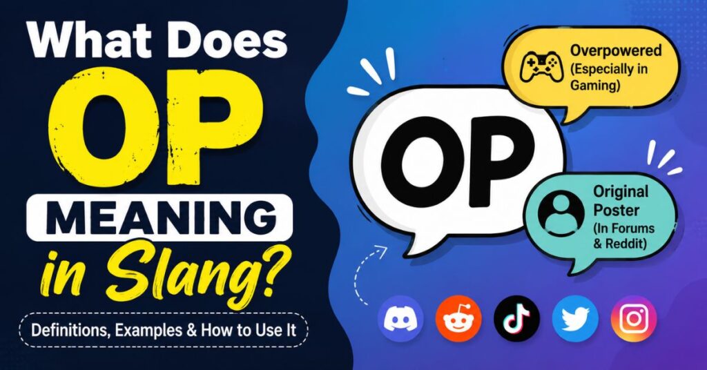 OP Meaning in Slang What Does OP Mean? 2 What Does OP Meaning in Slang?