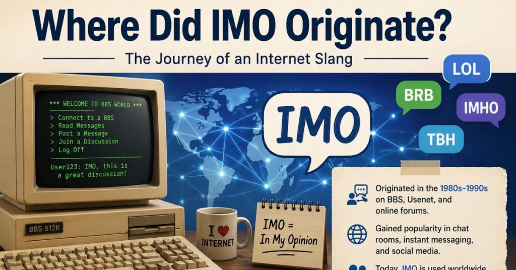 IMO Slang Full Form Explained: 5 Important Uses in Chat 2 Where Did IMO Originate?