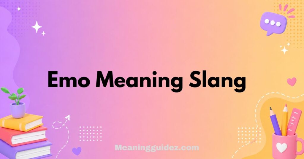 Emo Meaning Slang