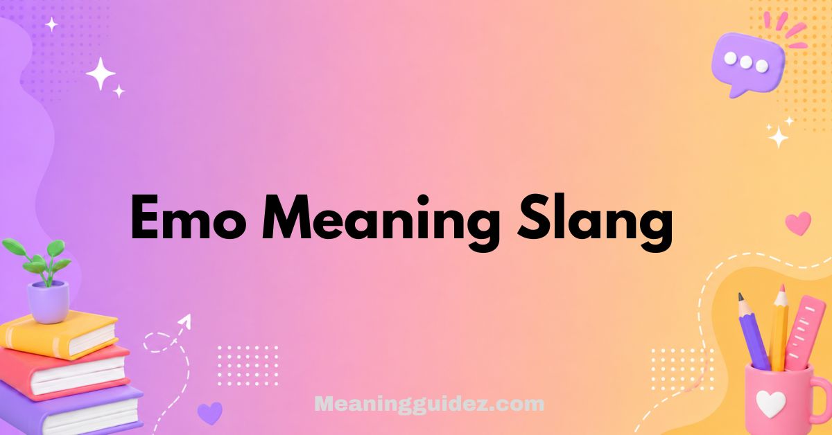 Emo Meaning Slang
