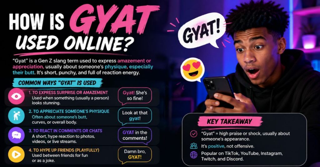 11 Shocking Truths About Gyat Meaning Slang Explained 2 How Is "Gyat" Used Online?