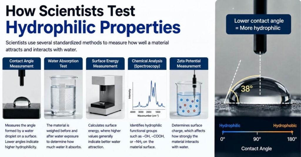 What Does Hydrophilic Mean? 10 Clear Facts Explained 3 How Scientists Test Hydrophilic Properties