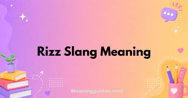 Rizz Slang Meaning