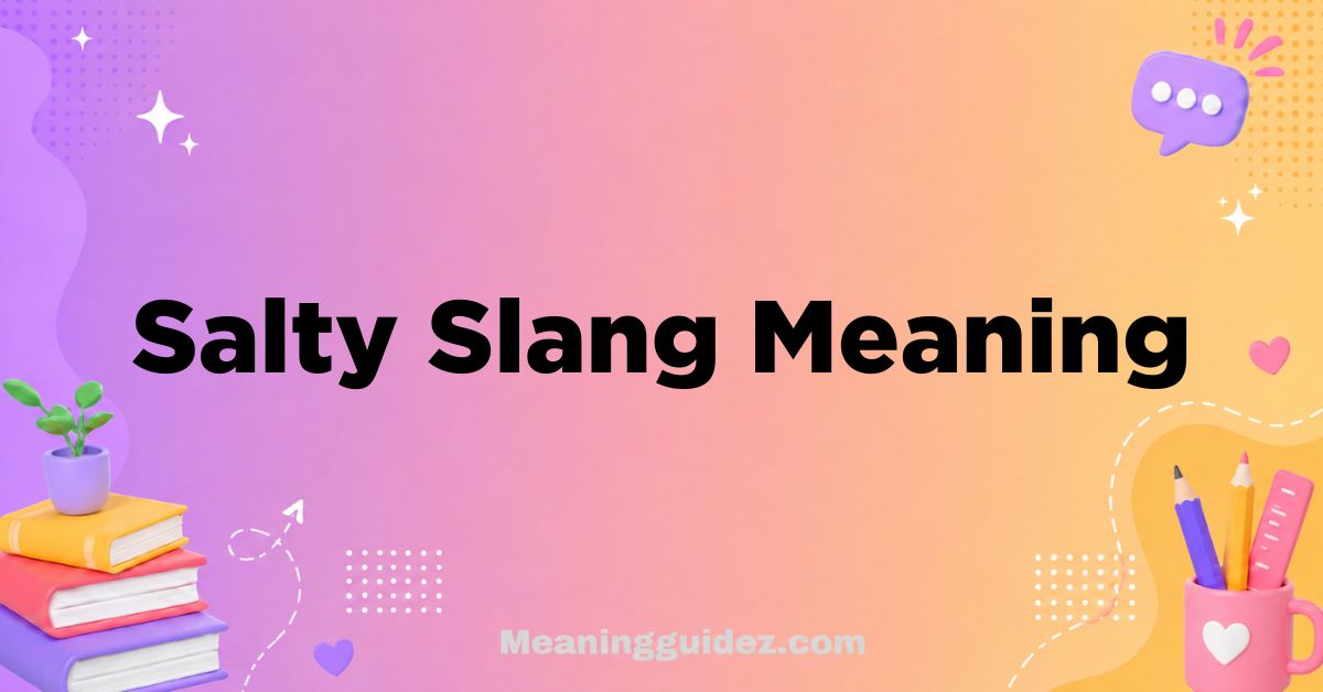 Salty Slang Meaning