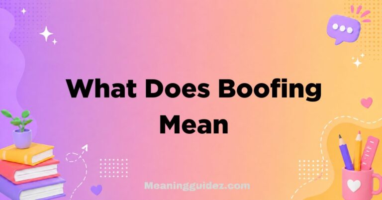 What Does Boofing Mean