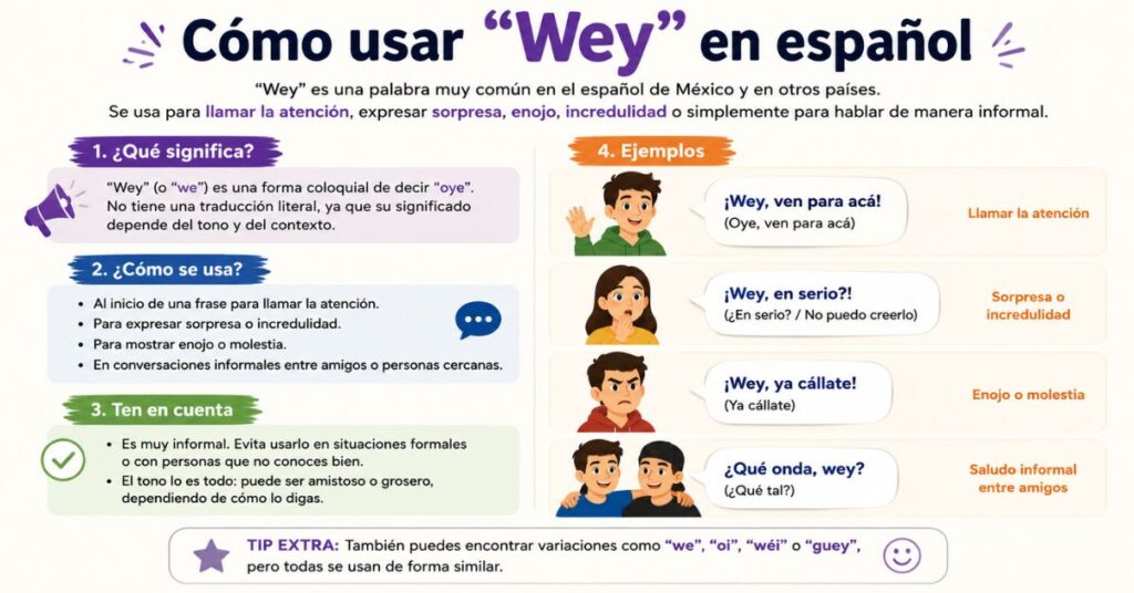 How to Use "Wey" in Spanish