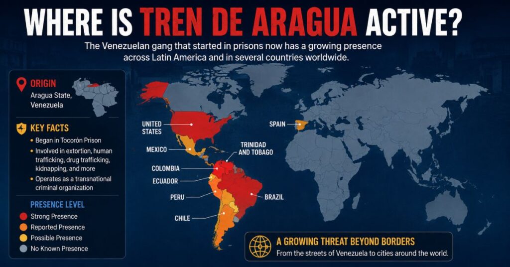 Tren de Aragua Mean in English 9 Surprising Facts 2 Where Is Tren de Aragua Active?