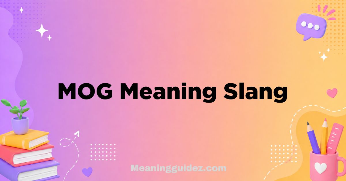MOG Meaning Slang