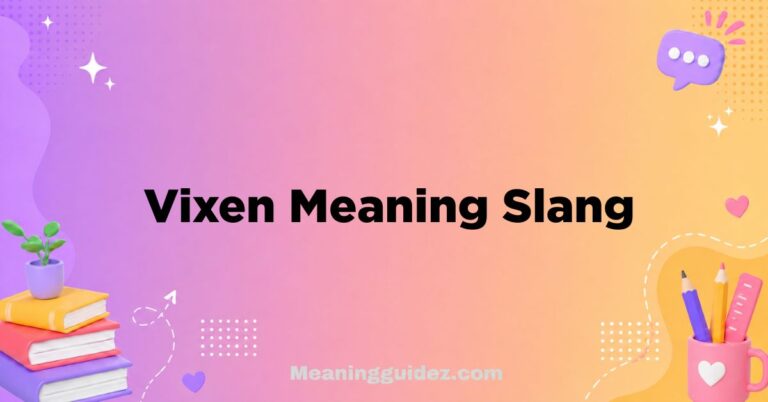 Vixen Meaning Slang