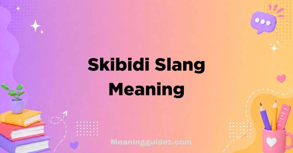 Skibidi Slang Meaning